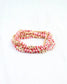 Renee Beaded Bracelet Set Red White
