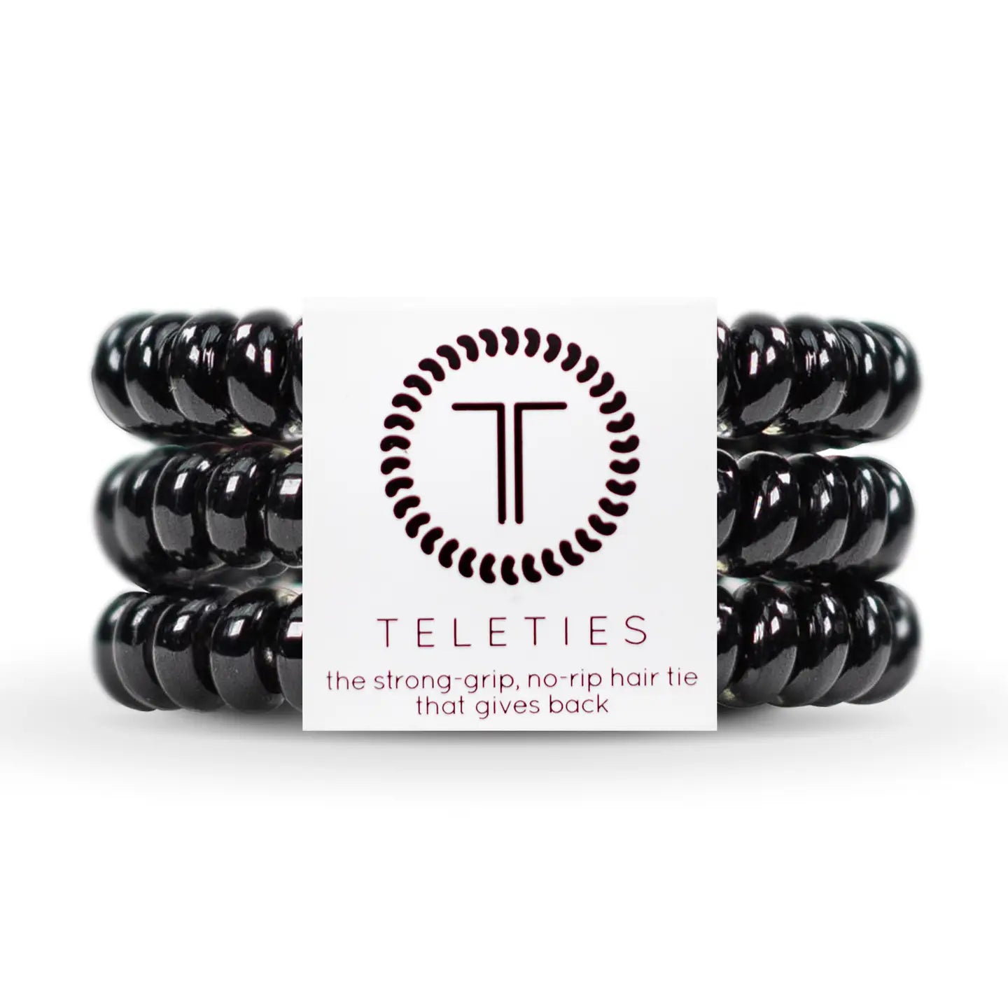 Spiral Hair Coils | Small | Jet Black Hair Ties