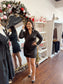 Shine Bright Black Dress