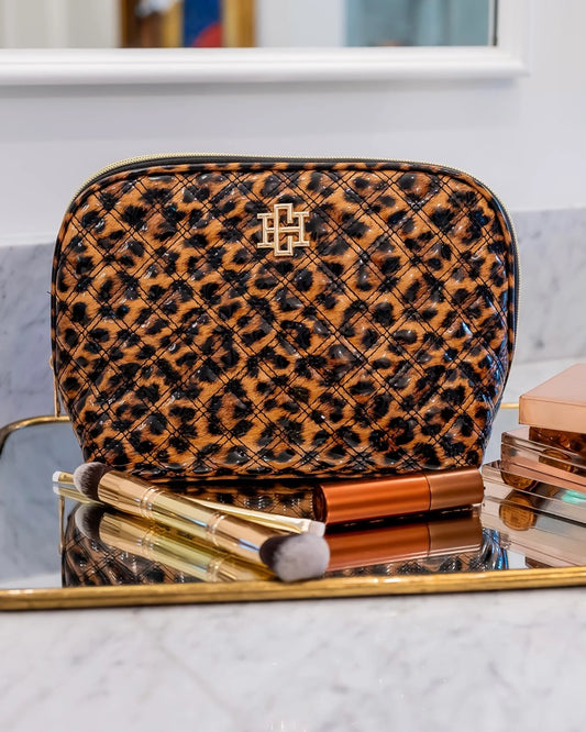 Capri Large Pouch Spotted Patent