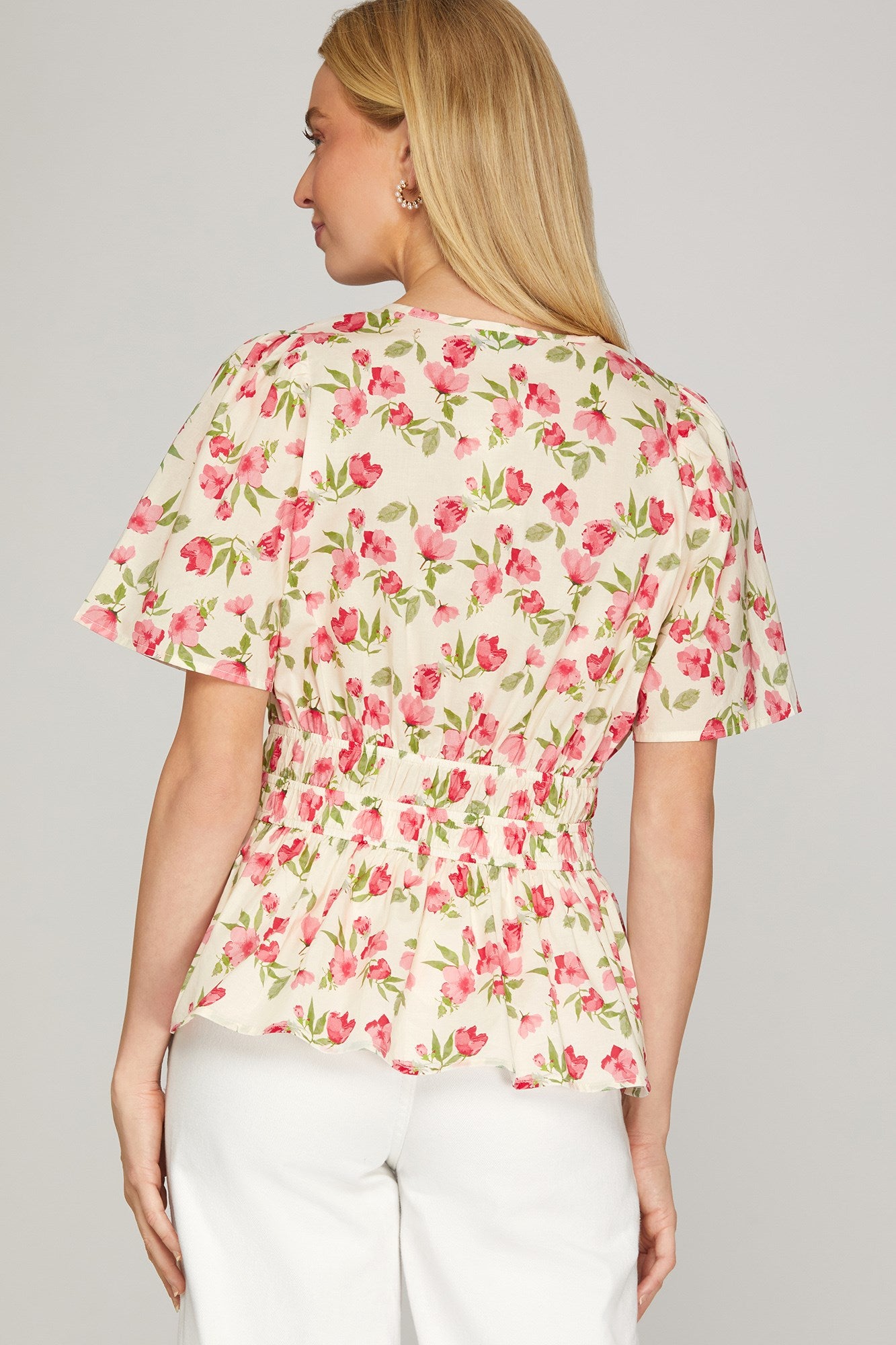 Petal Peplum Blouse