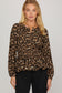 Classy Lady Leopard Print Blouse