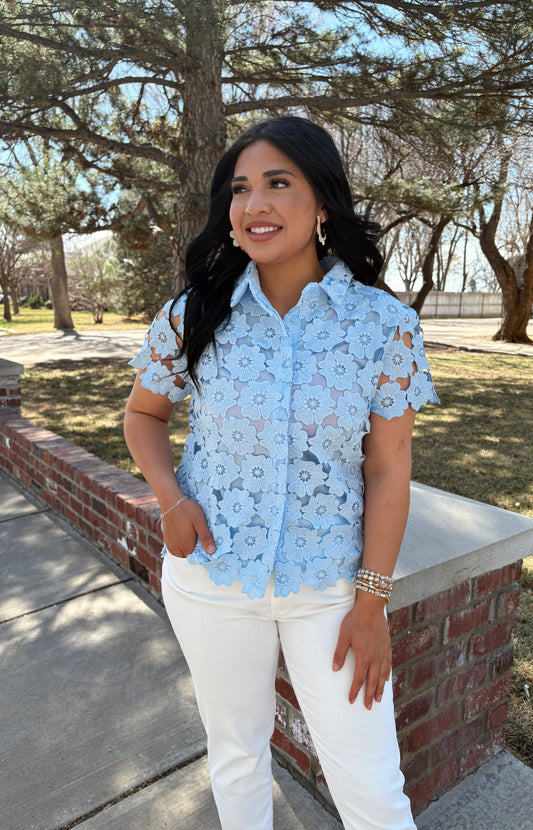 Seabreeze Blue Blouse