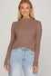 Cozy Classic Mocha Sweater Top