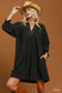 Fall Nights Black Mini Dress