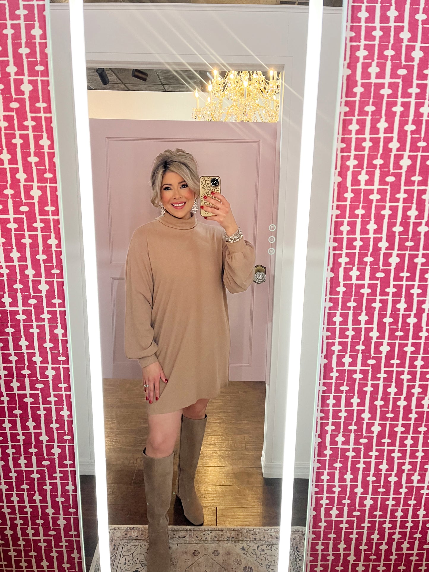 Thankful & Cozy Sweater Dress