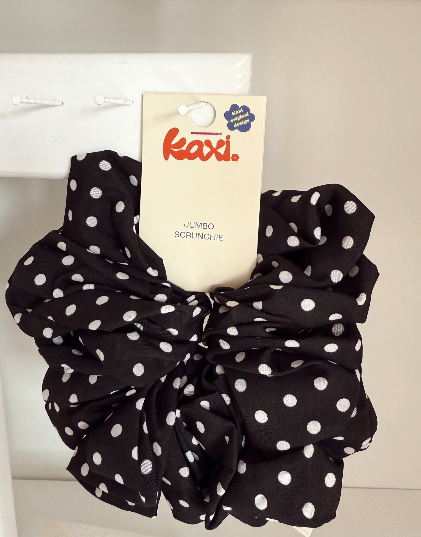 Polka Dot Oversized Scrunchie