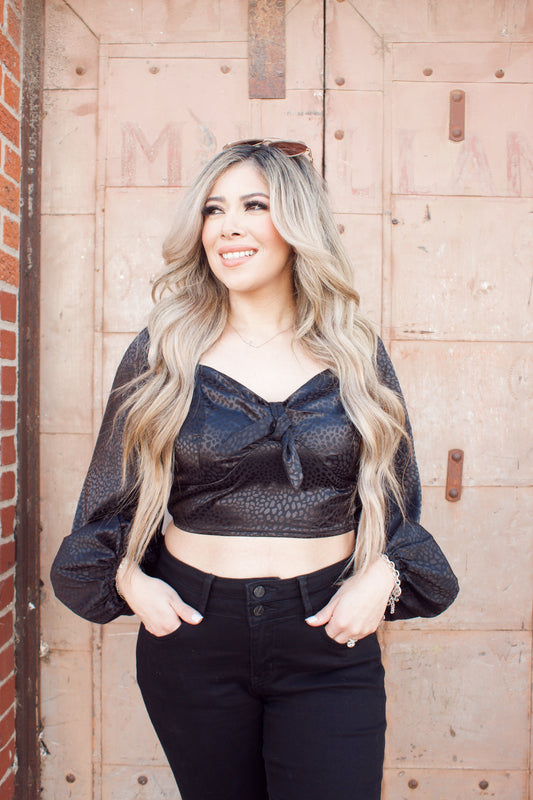 Beloved Elegance Black Top