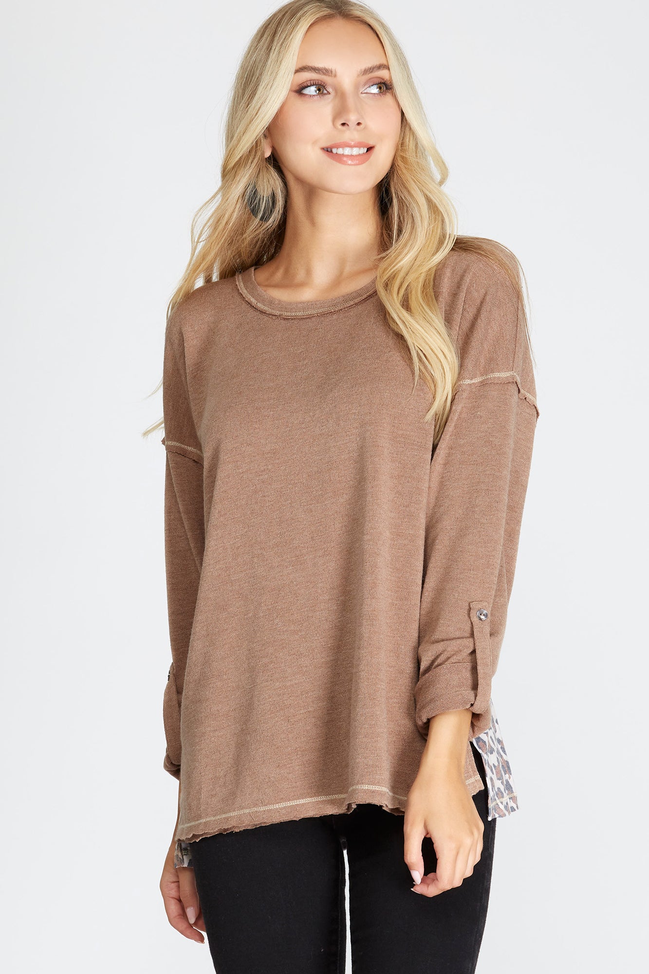 Coffee Date Leopard Sweater