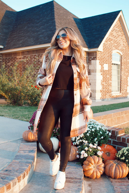 Fall in Love Plaid Shacket