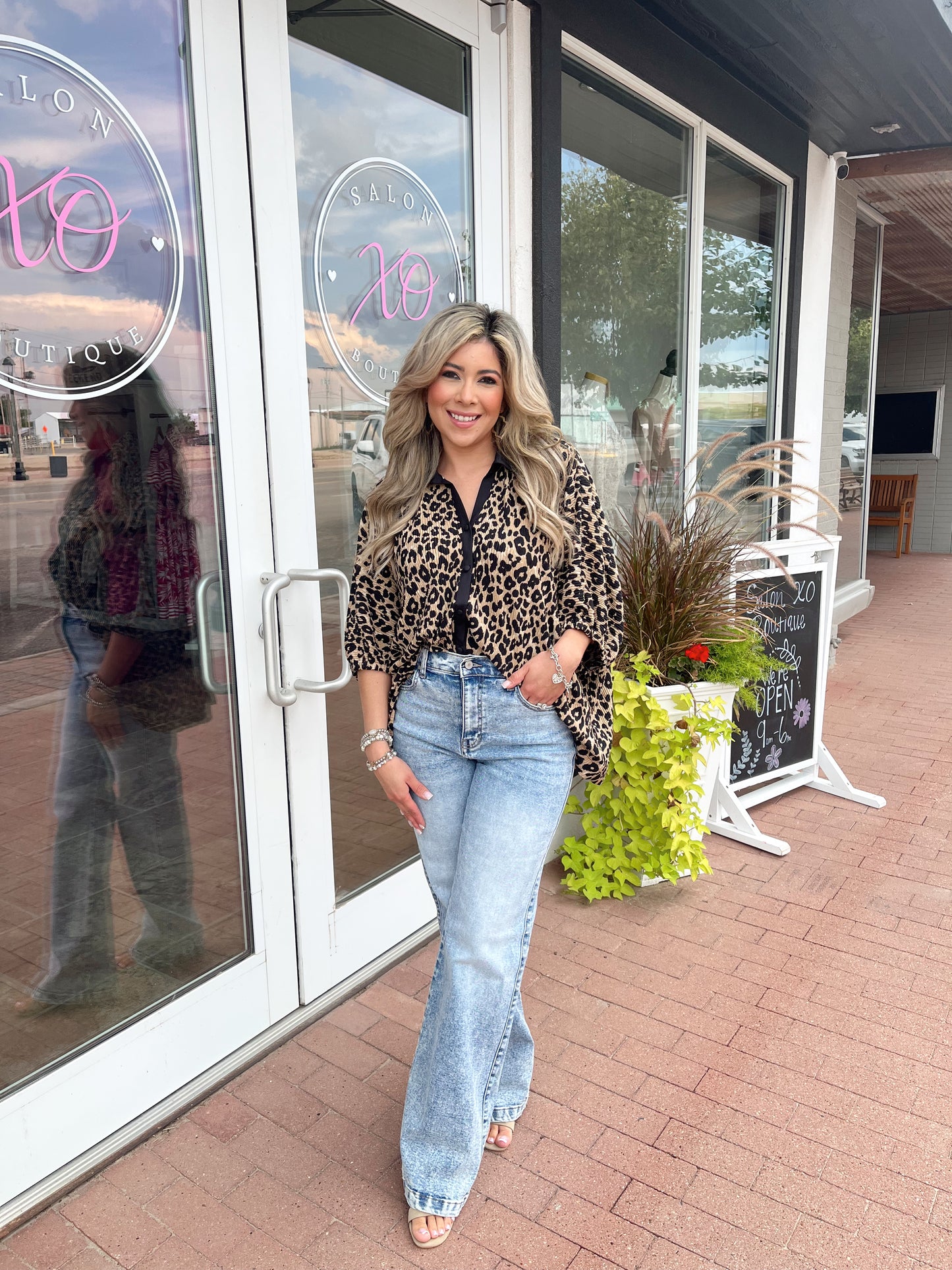 Classic Leopard Blouse