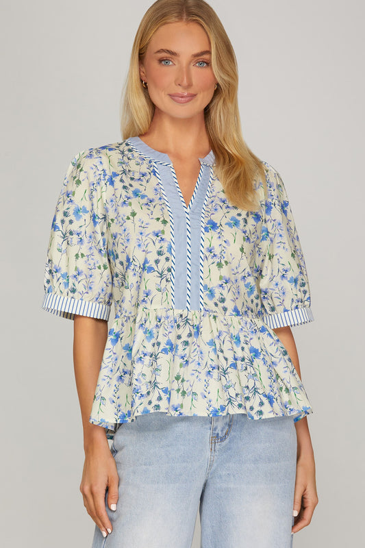 Simply Sweet Floral Blouse