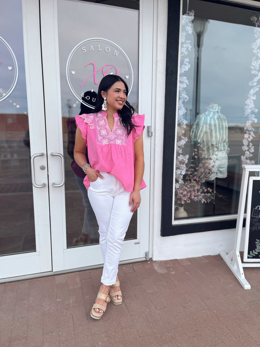 Blooming Pink Blouse