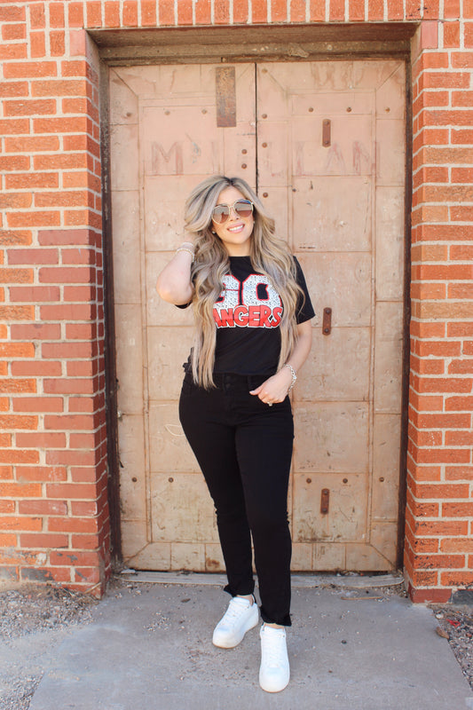 Go Rangers Leopard Tee