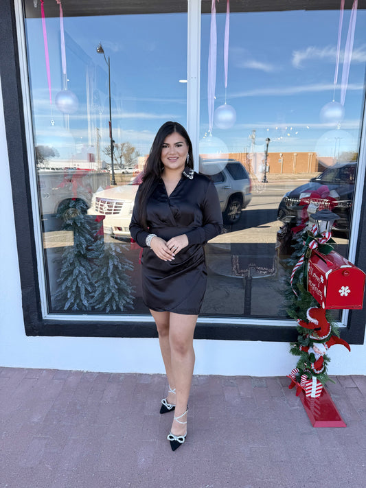 Shine Bright Black Dress