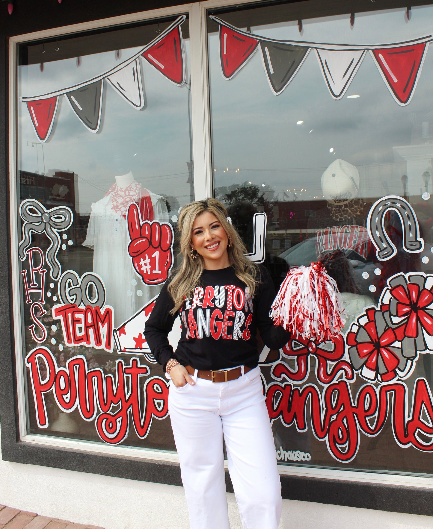 Perryton Ranger Fun Pattern Longsleeve