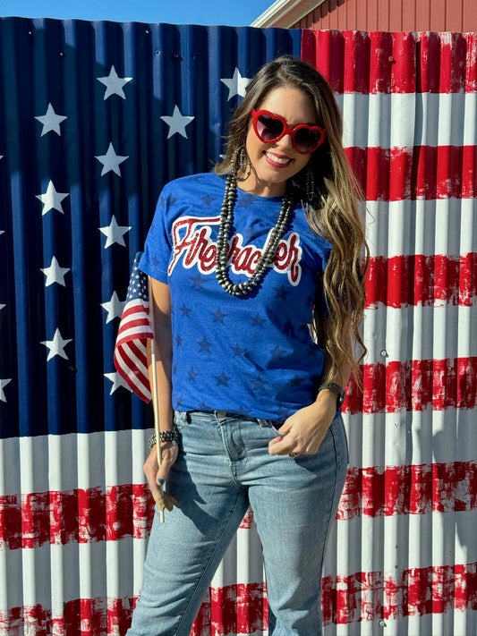 Fire Cracker In Red Glitter