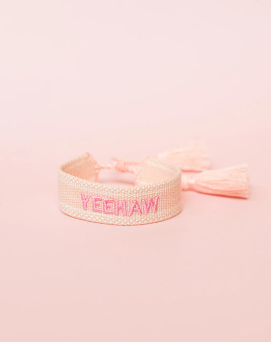 Yeehaw Embroidered Bracelet