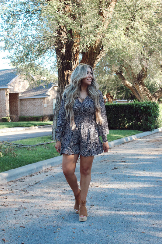 She Irresistible Romper Black Color