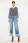 Blair Mid Rise Crop Wide Leg Jeans