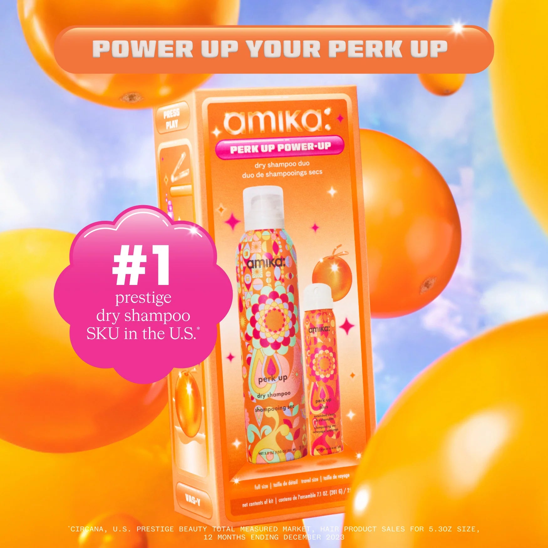 Amika Perk Up Power-Up Dry Shampoo Duo Kit – Xo Boutique