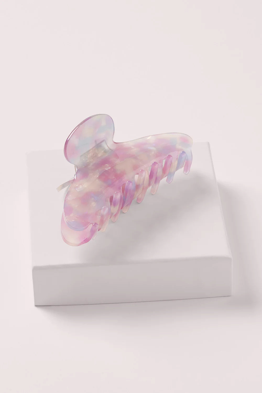 Unicorn Opalescent Marble Claw Clip