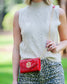 Carlington Clutch/Crossbody Red Patent