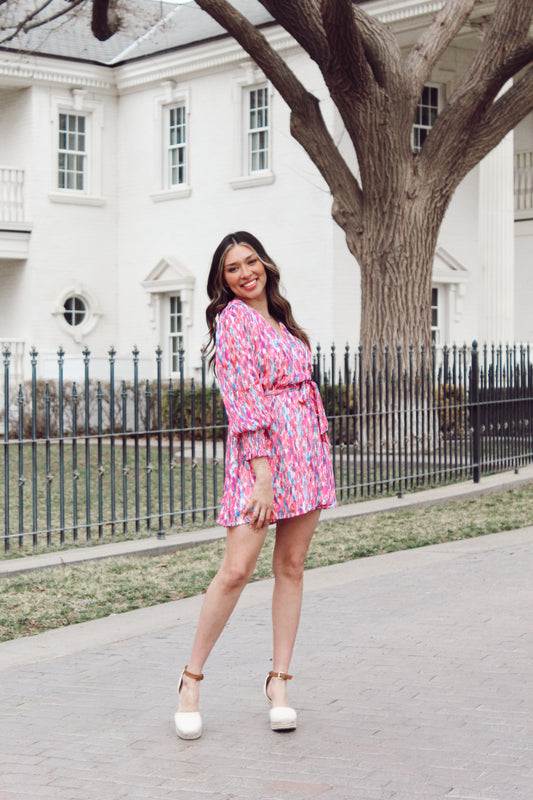 The Freeme Fuchsia Dress