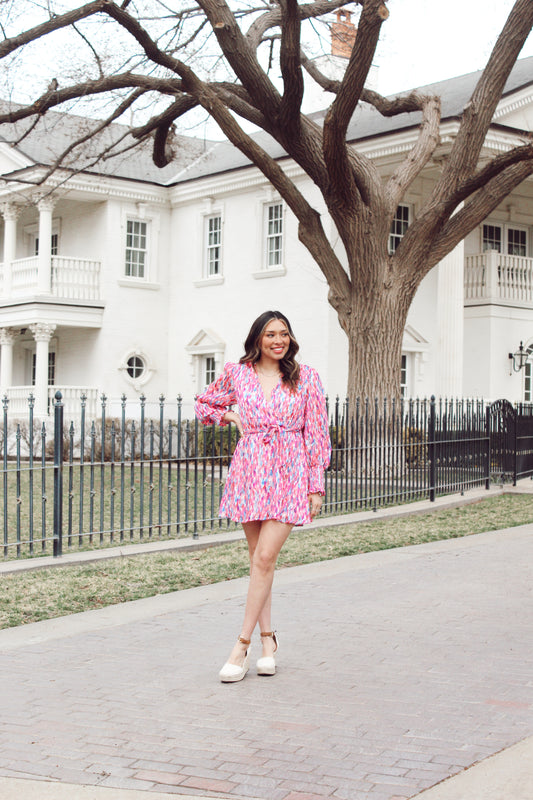 The Freeme Fuchsia Dress