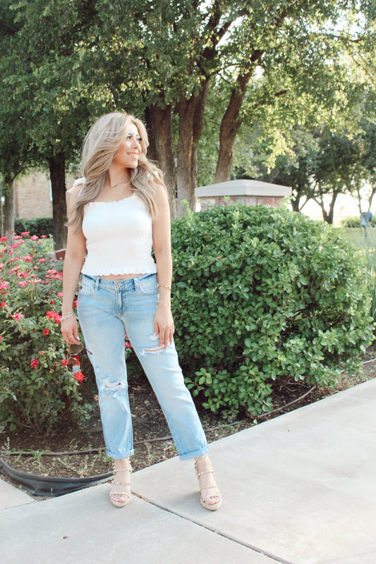 Linning White Blouse