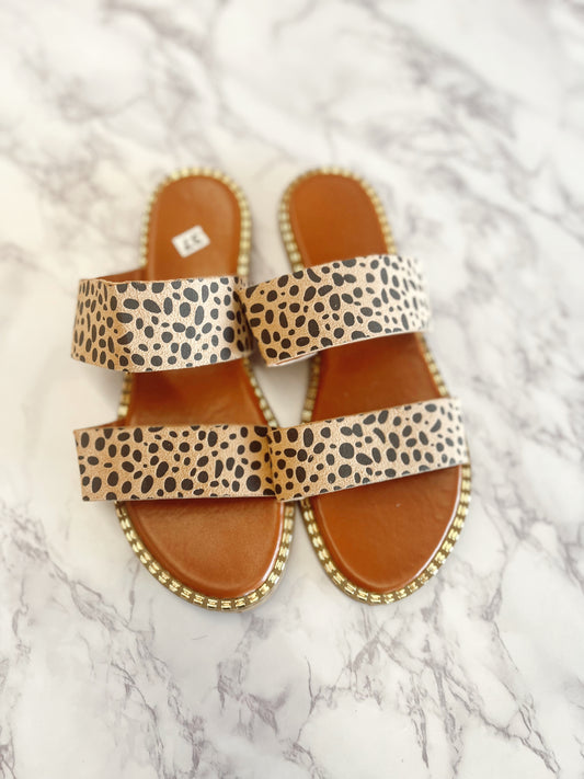 Leopard Sandals
