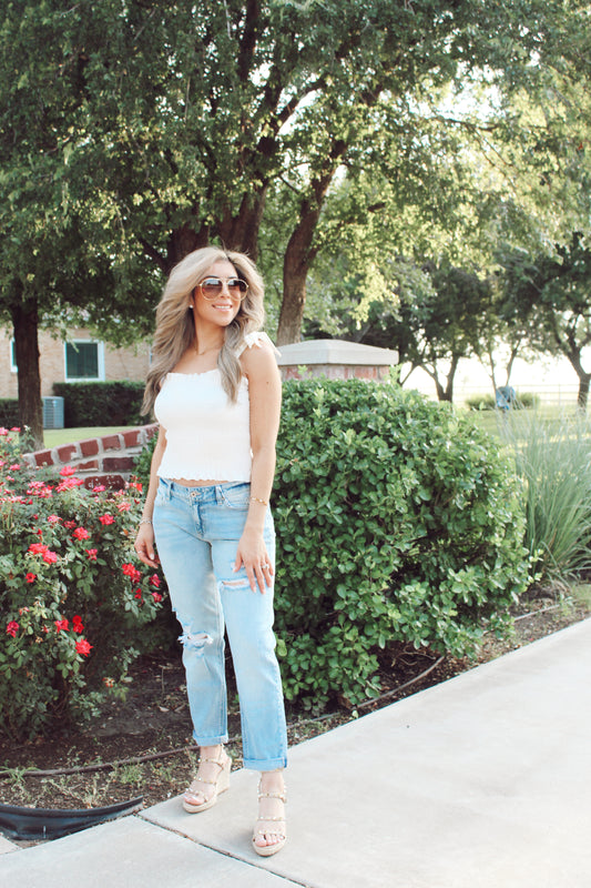 Linning White Blouse