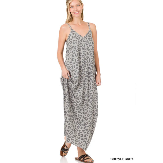 Leopard Print Cami Maxi