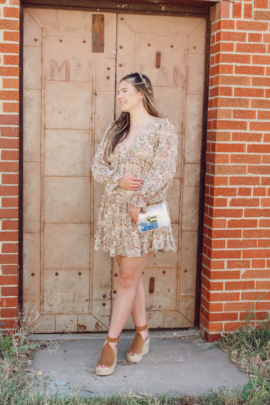 Long Sleeve Tiered Dress