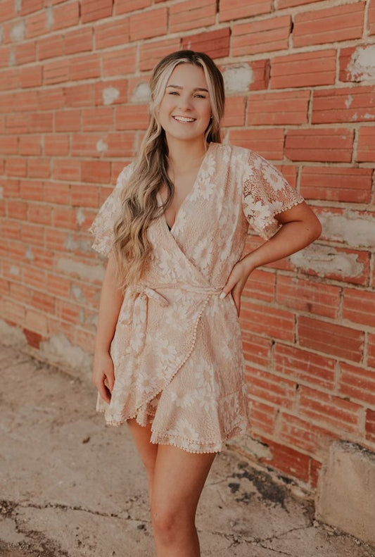 V Neck Alexa Romper