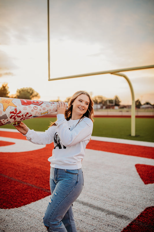 Game Day Lightening Bolt Creckneck Sweater